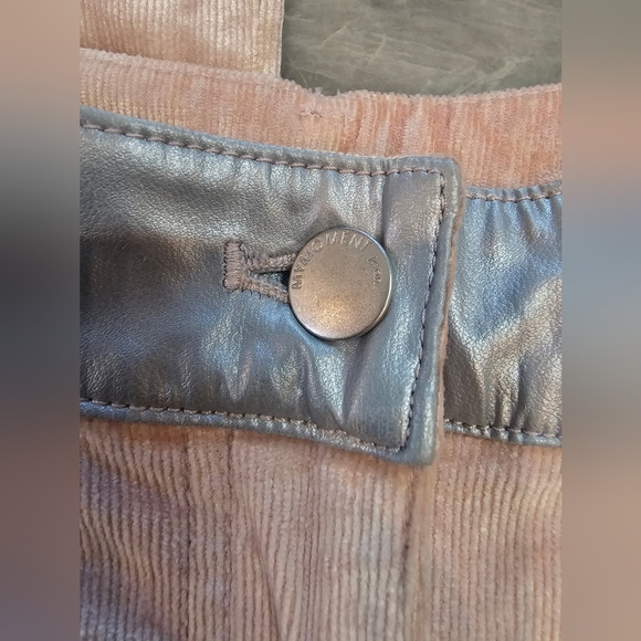 MYMOMENT Spain Blush Pink Corduroy Pants with Metallic Trim EU 38 / US 6 - Picture 3 of 12